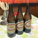 華園 - 瓶ビール3本