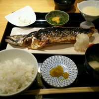 銀座 すが家 - とろさば塩焼き定食