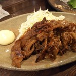 金町製麺 - 常陸牛の切り落とし炒め