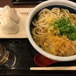 丸亀製麺 - かけ(得)と塩にぎり