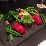 Dainingu Awa Ba Kobune - 野菜盛り合わせプレート