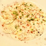 Turnip carpaccio