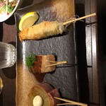 Oumiyasai Teppankushiyaki Waen - コース 海老、サーモン、キャベツ 1人分