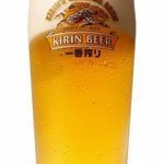 Draft beer (Kirin Ichiban Shibori)