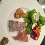 ラトリエ プリュ - 前菜の盛り合わせ