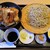 蕎麦しおさい - 天然海老と野菜天丼ともりそば＋大盛