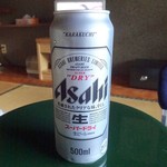 高友旅館 - 風呂上がりの缶ビール