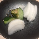 焼鳥 おみ乃 - 漬物