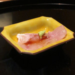 にい留 - 白甘鯛を一枚だけ生で♪