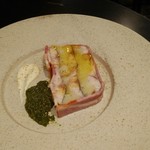 アノーニモ - 長崎産アジとジャガ芋のテリーヌ