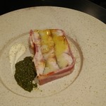 アノーニモ - 長崎産アジとジャガ芋のテリーヌ