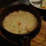 アノーニモ - 広島産カキのアヒージョ（リゾット）