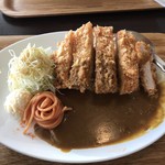 Yo-shoku OKADA - lunch C 厚切りロースカツ&OKADA特製カレー 1100円