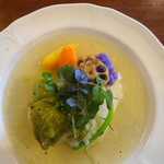 ウィウィ - シューファルシ（豚ひき肉のちりめんキャベツ包み）