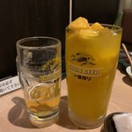 和田まる商店 - ゴロゴロマンゴーサワー メガジョッキ