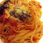 オルガニコ - 茄子とトマトのスパゲティ(プリモピアット）
