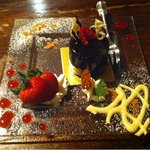 カフェ アクイーユ - ﾁｮｺのｹｰｷ♪