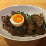 Sho Curry - 台湾風スジコン&レバーと砂肝の何か 盛り合わせ