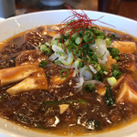 人力俥 - 煮干香る優しい味噌スープに麻婆豆腐2辛