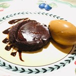 ル・ジャルダン・デ・サヴール - フォンダンショコラとキャラメルアイス