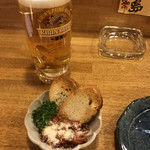 居酒屋山さん - ビールとお通し