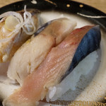 グルメ回転寿司 三代目江戸前あっちゃん - サバ三種(限定)