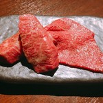 炭火焼肉 ふちおか - 塩のお肉 ハラミ カタサンカク