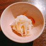 炭火焼肉 ふちおか - お口直し:なますの和牛だしポン酢和え