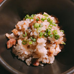 炭火焼肉 ふちおか - ガーリックライス 要予約