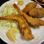 和楽 - エビ唐ランチ  メイン