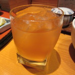 Nihombashi Tempura Uoshin - 梅酒ロック（角玉梅酒・鹿児島）　700円+Tax