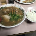 岡山中華そば 後楽本舗 - そば定食