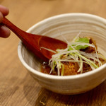 恵比寿 箸庵 - 蕎麦屋のお豆腐