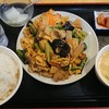 旺華楼 - 料理写真:木耳、玉子と豚肉炒め定食¥750-