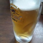 生ビール（マルゲリータピザとセットで￥950）