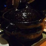 みえ田 - 定番「炊き込みご飯」・・この日は「毛ガニご飯」でした。優しいお味ですが蟹もタップリで美味しい。 