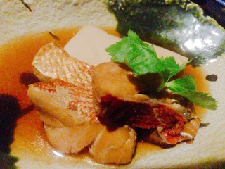 Nihonshu Kafe Ando Soba Yuushuan - コース料理【赤魚の煮付け】