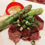 TEPPANYAKI 10 GINZA - ステーキのアップ