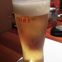 日本料理てら岡 中洲本店 - 生ビール