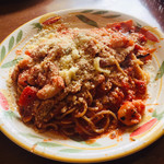 レストランろかーれ - 【ランチ】ベーコンとタコのトマトソース