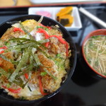 キッチン栄 - 日替わり　チキンカツ丼　￥650