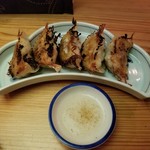 小料理 百けん - セロリ餃子