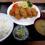 永田ドライブイン - カキフライ定食！