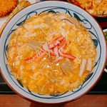 丸亀製麺 - 蟹玉（大）