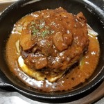 Matsuya - ビーフハンバーグステーキ定食