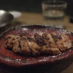 あてまき喜重朗 - 地鶏の柚庵焼き 880円。