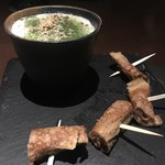 バーフェイバリット - カクテルペアリングプレート ～ 和製カウボーイ × 栗粉のクレープ ～ 1,600円。