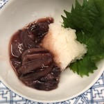 元祖立ち飲み屋 - ホタルイカの沖漬け180円