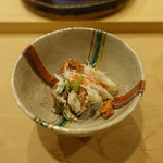 すし処 睦月 - セコ蟹(香箱蟹)身と内子と外子