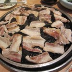 韓国料理大家 - サムギョプサル　うまい！